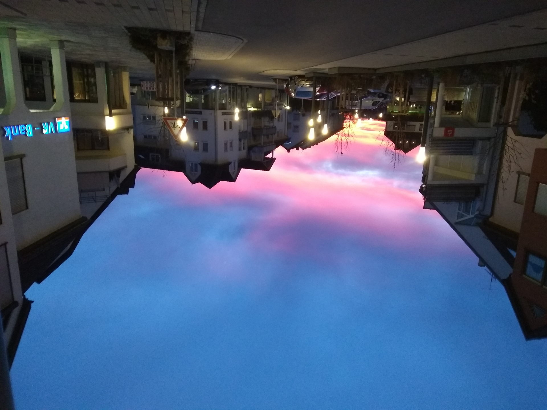 Abendleuchten überm Sersheimer Markt