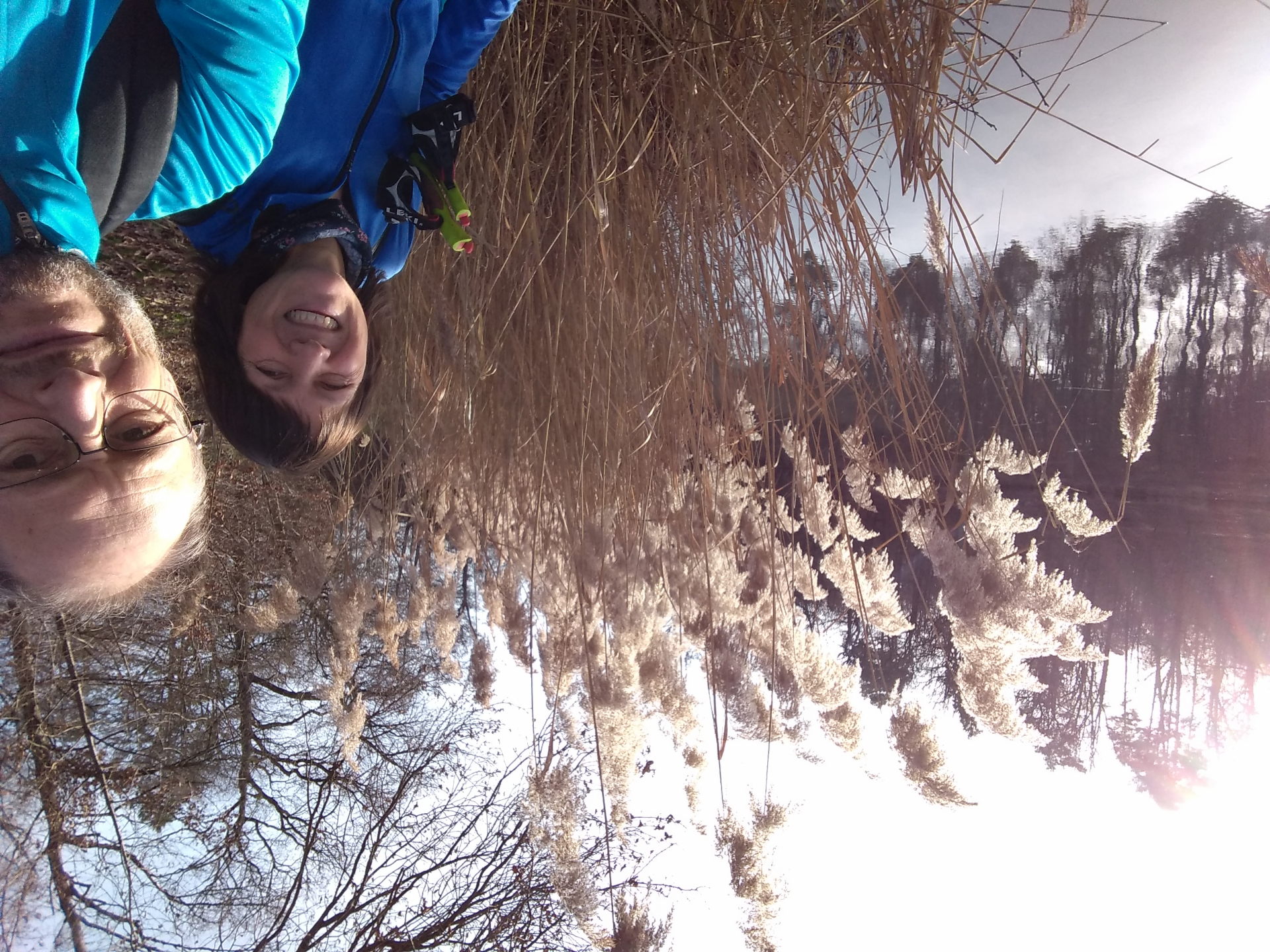 Angelika und ich am Hamberger See